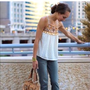 Anthropologie HD in Paris Tikal Tassel Top